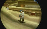 Marie kisses the protagonist on Valentine's Day.