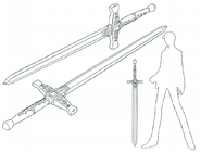 Concept artwork of Junpei's main weapon
