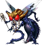 Beelzebub's artwork as it appears in Shin Megami Tensei: Liberation Dx2