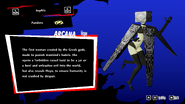 Pandora's compendium entry in Persona 5 Strikers