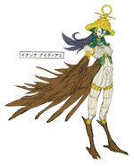 Inanna concept 2 art in Shin Megami Tensei IV Apocalypse