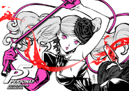 Illustration countdown of Ann for Volume 1 of Persona 5: Mementos Mission