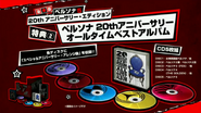 Persona 20th Anniversary All-Time Best Album, featuring music from all five main Persona games