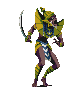 Hanuman's sprite in Shin Megami Tensei II