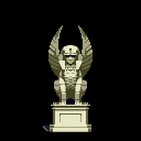 Right Cherub statue in Shin Megami Tensei II