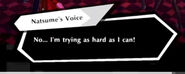 He truthfully says he's trying to write his novel as hard as he can