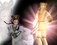 Amaterasu's two forms in Shin Megami Tensei IMAGINE