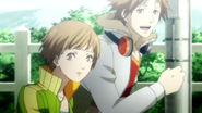 Yosuke continues his goodbye.