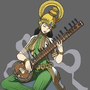 Concept movie artwork of Sarasvati in Persona 3 The Movie