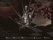 Futsunushi as he appears in Devil Summoner: Raidou Kuzunoha vs. The Soulless Army