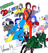 Persona 20th Anniversary Commemoration Illustrated, P2, 02