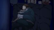 Hanako cudding Kanji when she is sleeping