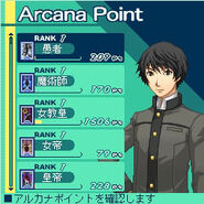 Arcana Point interface
