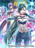 Artwork of Tharja and Kiria in Fire Emblem 0 (Cipher) by Homazo.