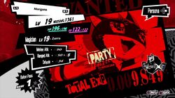 P5R Showtime MorganaLevelUp