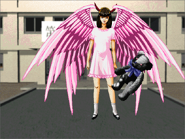 Maki holding Mr. Bear in Megami Ibunroku Persona Digital Collection