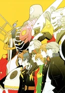 Konohana Sakuya with the other Personas of the team