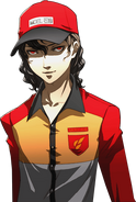 Izanami as the Moel Gas Station Attendant in Persona 4