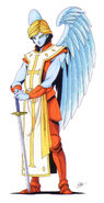 Uriel as he appears in Shin Megami Tensei