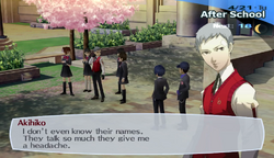 Akihiko fangirls