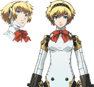 Aigis' design in Persona 3 The Movie