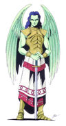 Gabriel as he appears in Shin Megami Tensei