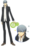 Concept anime artwork of Yu Narukami in Persona 4 The Golden Animation