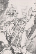Zaada (Bottom Left), Serph (Middle), Heat (Right), Gale (Mid-Left), Argilla (Left)