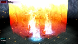 Nuclear Crush being cast in Persona 2: Eternal Punishment.