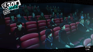 Morgana and the protagonist at the movie theater.