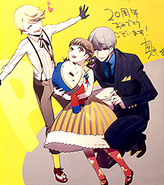 Persona 20th Anniversary Commemoration Illustrated, P4, 09