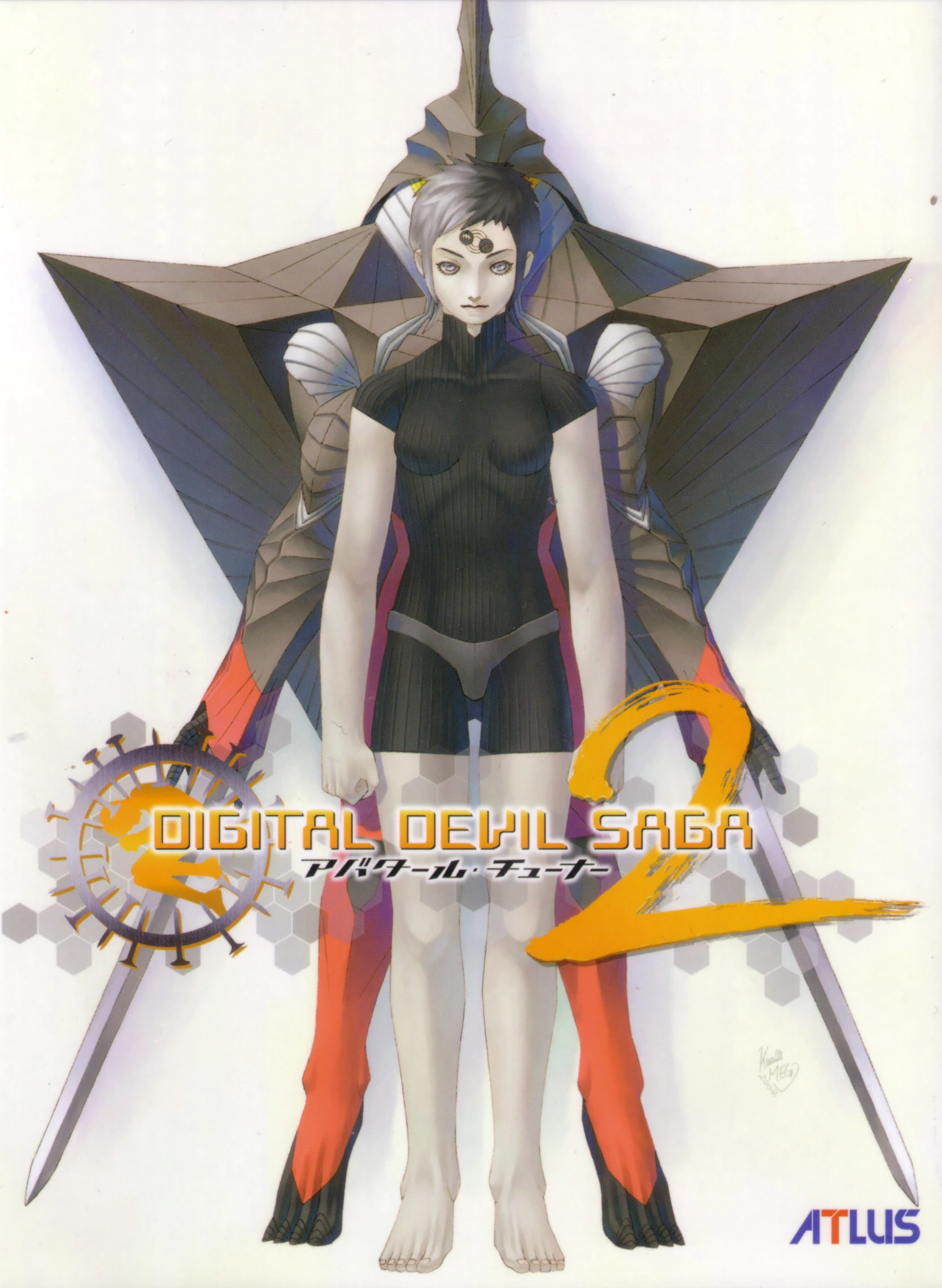 Seraph from Digital Devil Saga the Canonically Intersex NonBinary