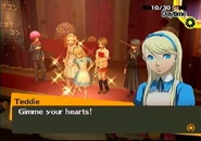 Teddie dressed as Alice in Persona 4