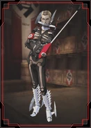 Marguerite's card from the Info section of Maken X