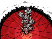 Mementos appears as an underworld, much like the titular location of Dante's Inferno.