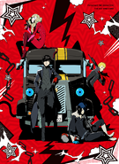 PERSONA5 THE ANIMATION - THE DAY BREAKERS - DVD package visual by Shigenori Soejima