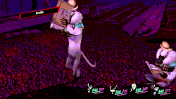 Dodge Nuke being triggered in Persona 5 Royal.