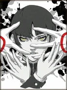 Full artwork of the protagonist on the release of the game