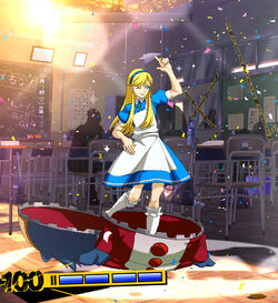 Teddie Win Pose 1 (Alice)