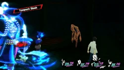 Tempest Slash being cast in Persona 5.