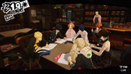 The Phantom Thieves studying together on 12/19.