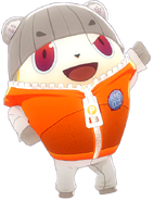 Teddie as Koromaru (Persona 4 Arena Ultimax) in Persona 4: Dancing All Night