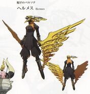 Hermes's Persona 3 the Movie concept design.