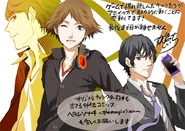 Illustration by the artist to commemorate the anime series