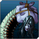 Okiku Mushi's portrait in Shin Megami Tensei: Strange Journey, courtesy of Ultimecia