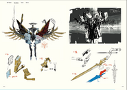 Yaldabaoth & Weapons Concept Art P5