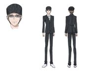 Yuzuru Akie's character model in Devil Survivor 2 The Animation