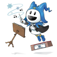 Jack Frost's artwork as it appears in the Shin Megami Tensei 25th Anniversary Festival