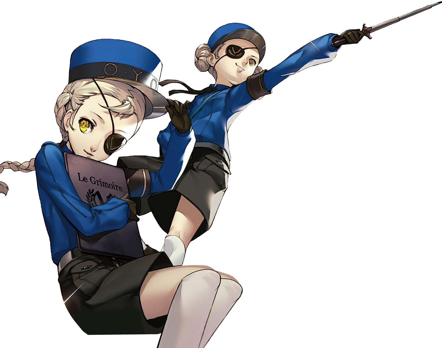 Persona guide. Persona 5 Twins. Twin Wardens. Caroline and Justine. Persona 5 Lavenza.