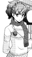 Kotone Shiomi in her winter clothes, manga version